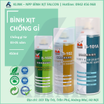 Falcon S-102E Dầu chống rỉ chất lượng cao  –  Colorless transparent anti-rust agent