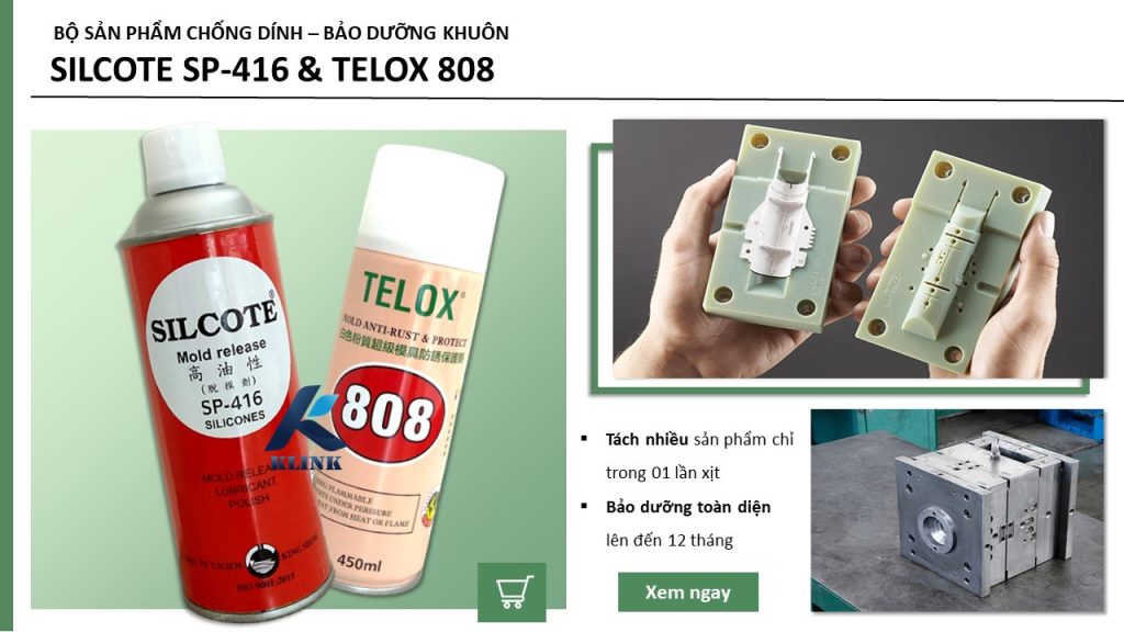Telox SP 416 – Dầu bôi trơn silicote  – Mold release lubricant polish